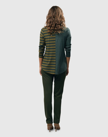 alembika-essential-slim-pants-hose-gr-n image 7