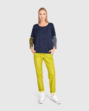 alembika-starry-skies-boxy-tee-damen-t-shirt-navy image 2