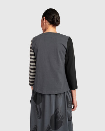alembika-urban-rally-colorblock-cardi-mix-leichte-strickjacke image 5