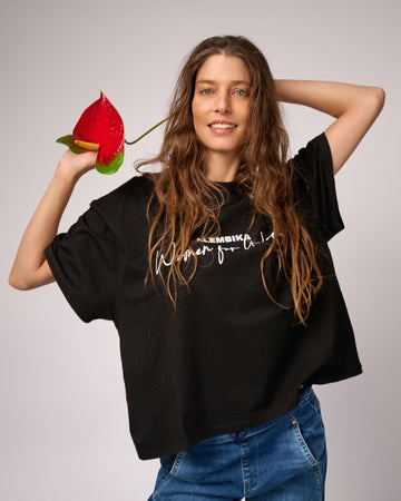 alembika-women-for-women-tee-schwarz-baumwolle image 2