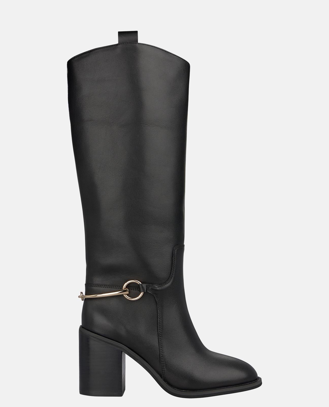 alma-en-pena-nappa-lederstiefel-schwarz-trense-8-5-cm image 1