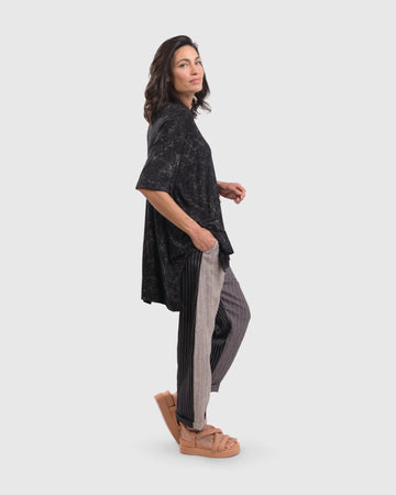 alembika-pinstripe-flat-front-trousers-leinenhose-multi image 5
