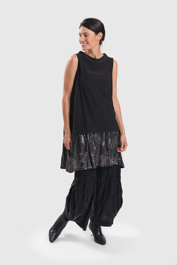 alembika-shine-tunic-et157s-rmelloses-top-in-silver-schwarz image 2