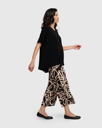 alembika-arlene-punto-pants-damen-hose-leaves image 8