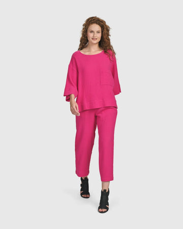 alembika-recreation-tee-boxy-t-shirt-fuchsia image 4