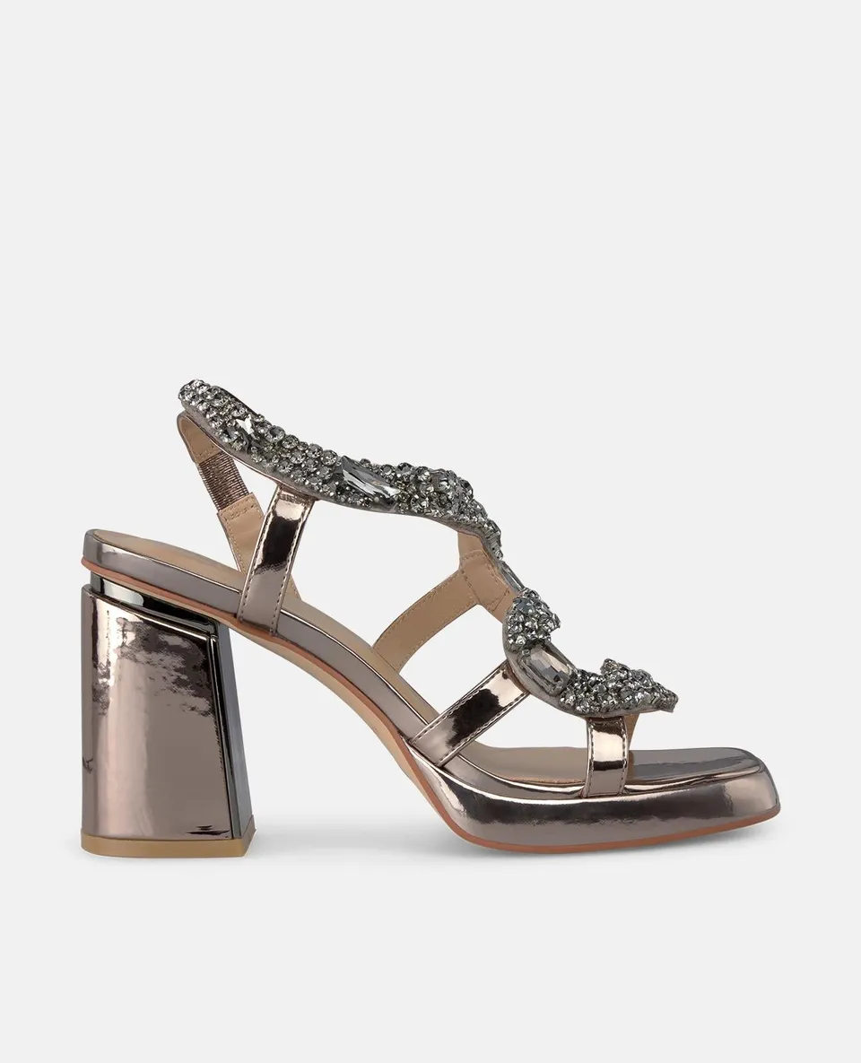 alma-en-pena-sandalette-schlangen-strass-riemen-8-5-cm-absatz-plateado image 1