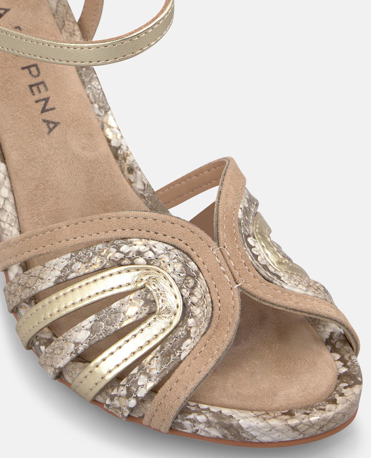 alma-en-pena-multicolor-riemchen-sandalen-schlangenprint-high-heels-10-5-cm-absa image 4