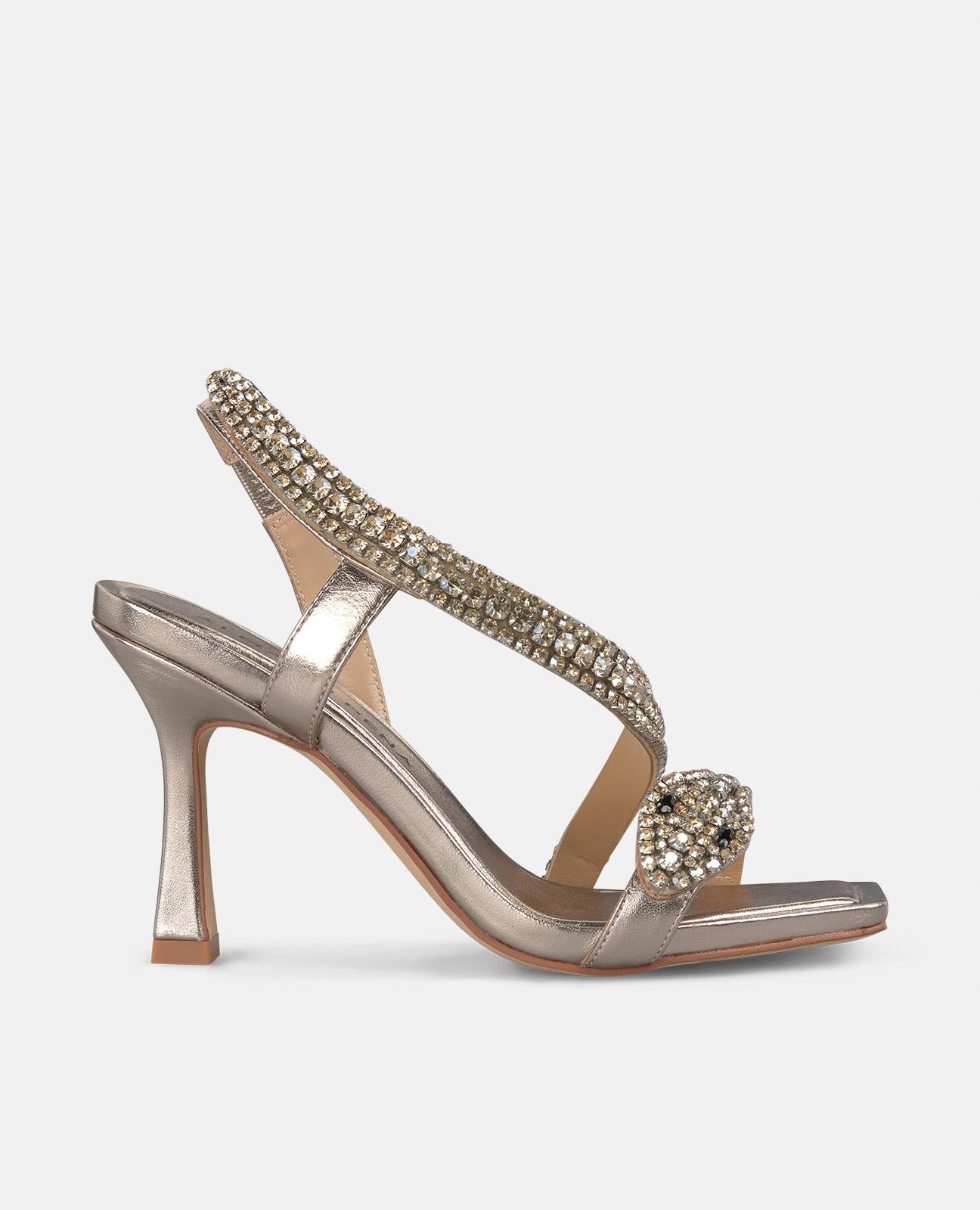 alma-en-pena-snake-heelsandalette-9-cm-bronze image 1