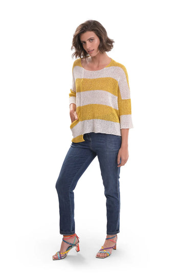 alembika-luxe-pocket-hem-pullover-yellow image 6