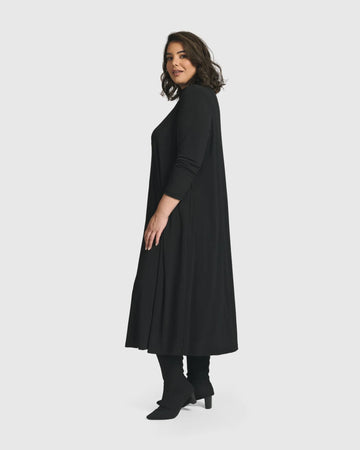 alembika-essential-a-line-dress-black-midi-a-linien-kleid-schwarz image 4