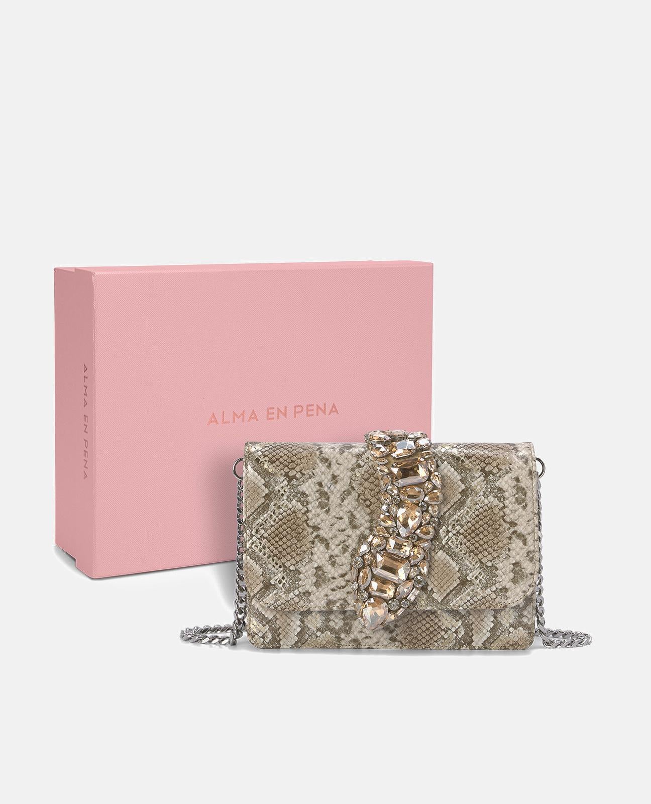 alma-en-pena-snake-flap-schultertasche-leder-vis-n image 4