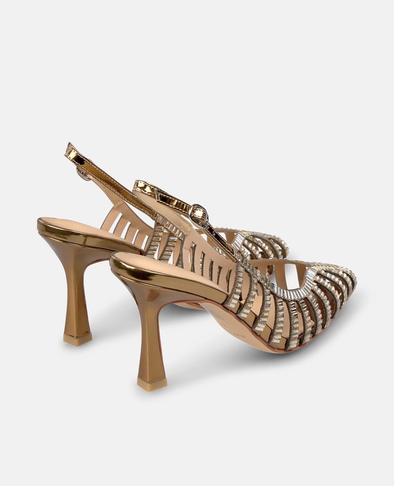 alma-en-pena-stiletto-pumps-mit-kristall-effekt-bronze-9-cm image 4