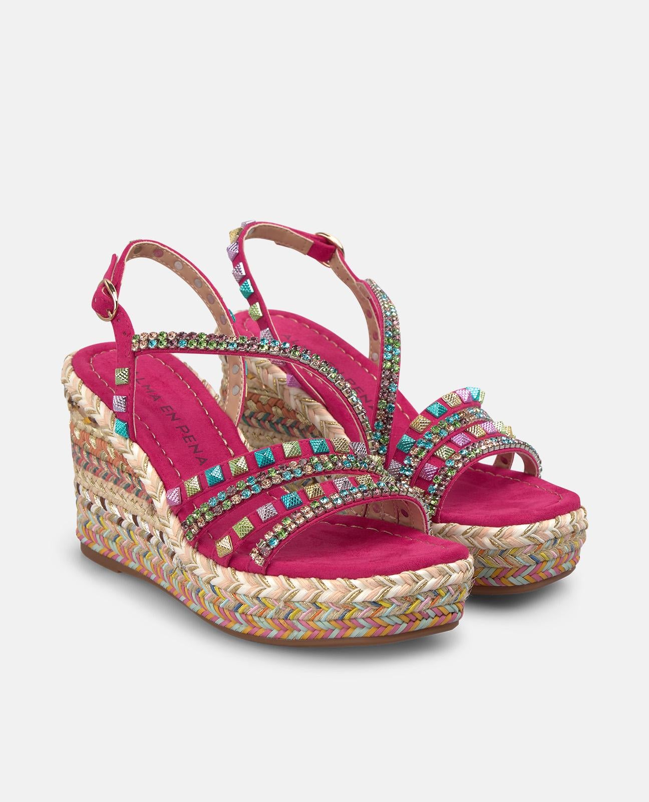 alma-en-pena-esparto-keilsandalette-fuchsia-9-cm image 2