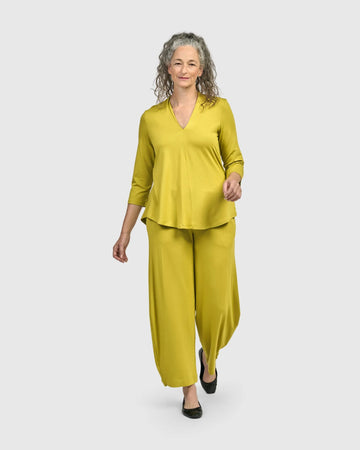 alembika-essential-flow-pants-damen-hose-lime image 3