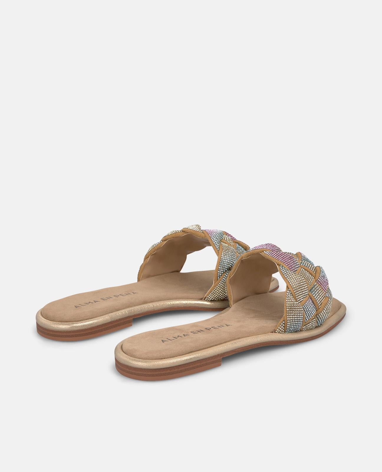 alma-en-pena-pala-flat-sandals-flachsandale-sand-1-cm image 3