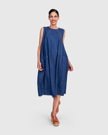 alembika-ceci-swing-kleid-denim image 3
