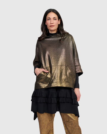 alembika-roxy-pullover-top-gold-metallic image 8