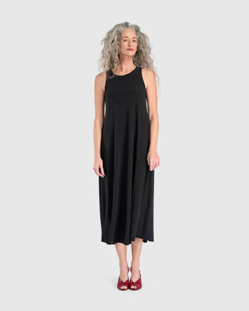 alembika-essential-slinky-tank-midi-kleid-schwarz image 3