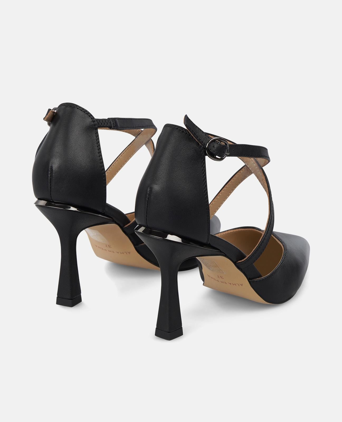 alma-en-pena-cross-pumps-mit-riemen-schwarz-9-cm-absatz image 3