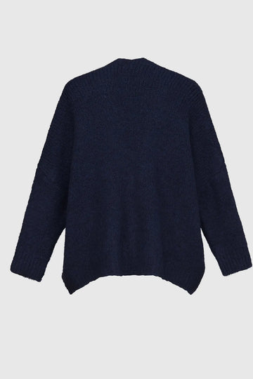 alembika-signature-cardy-sweater-navy-damen-cardigan-oversize image 2