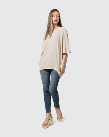 alembika-essential-favorite-cupro-blouson-top-ivory image 2
