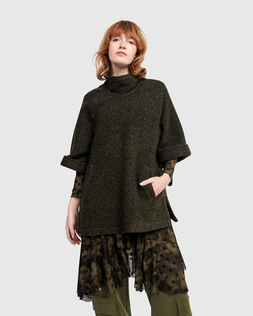 alembika-urban-vanguard-pullover-khaki-damen-sweater image 4