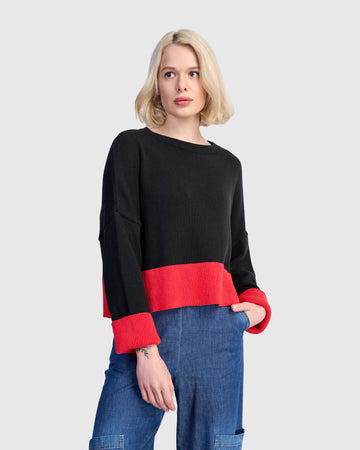 alembika-vista-block-pullover-rot image 4