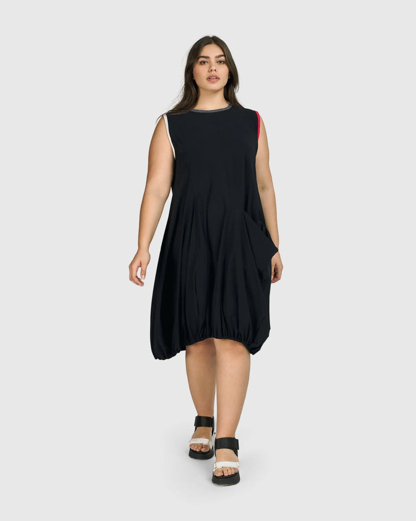 alembika-tekbika-camille-rmelloses-kleid-schwarz image 1