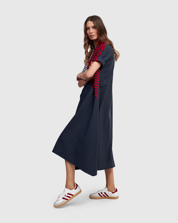 alembika-sail-away-midi-dress-navy-baumwoll-kleid image 2