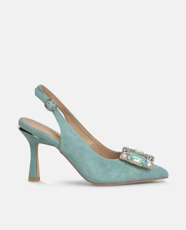 alma-en-pena-alfa-62955-slingpumps-mit-schmuck-schnalle-9-cm-blau image 1