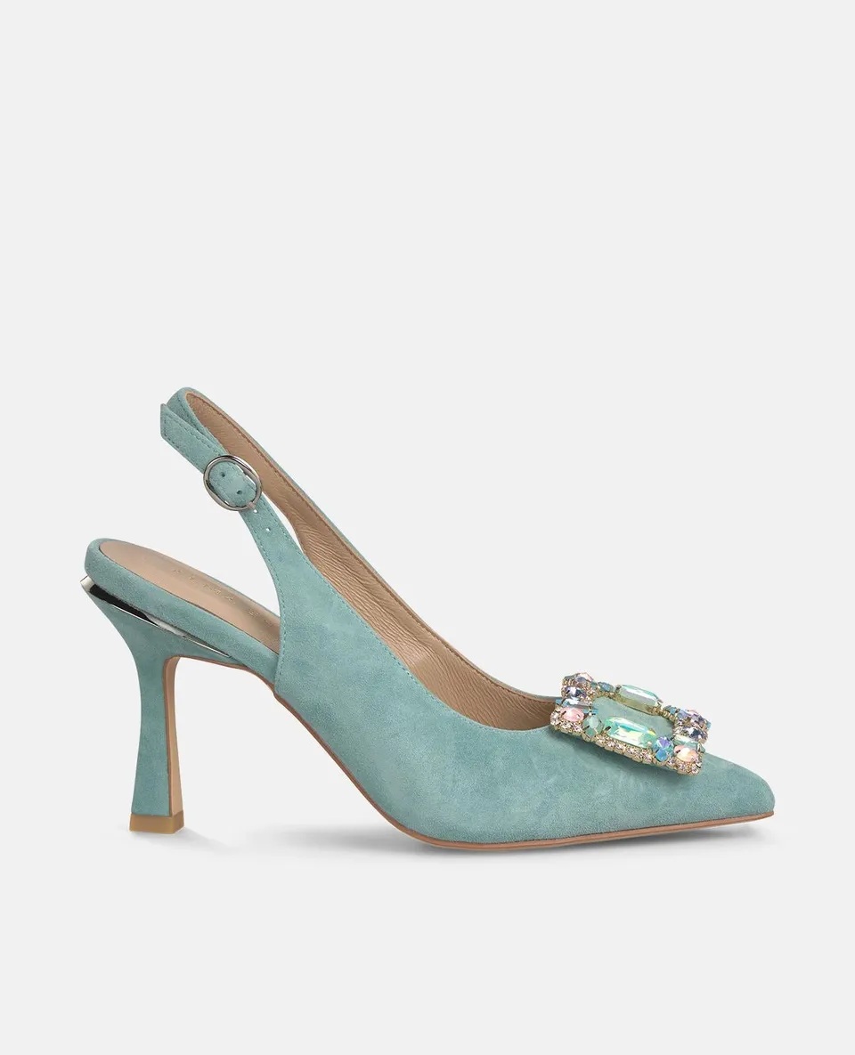 alma-en-pena-alfa-62955-slingpumps-mit-schmuck-schnalle-9-cm-blau image 1