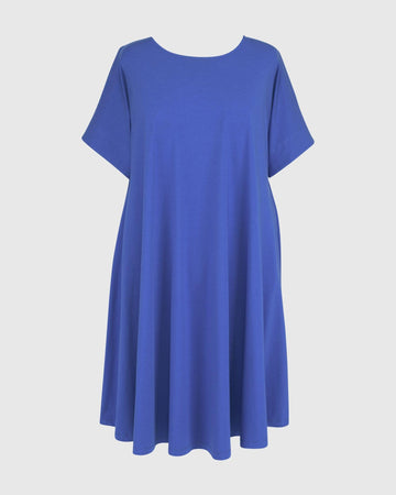 alembika-ayla-trapeze-midi-kleid-kobalt-a-linie image 5