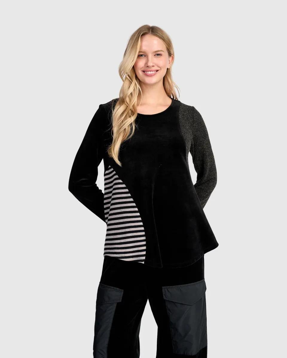 alembika-urban-mixe-shaped-top-black-mix-shaped-langarm-top image 1