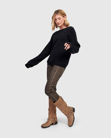 alembika-washed-iconic-stretch-jeans-brown-jeans image 7
