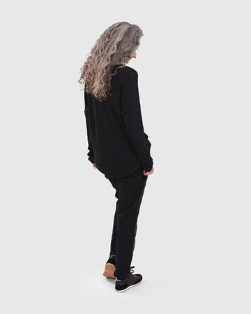 alembika-essential-mockneck-top-schwarz-pullover image 8