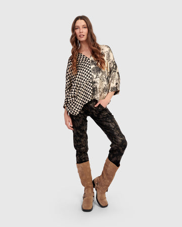 alembika-fatima-draped-top-mix-damen-tunika-v-ausschnitt image 2