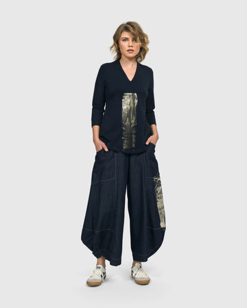 alembika-geneva-punto-pants-damen-hose-denim-baumwolle image 7