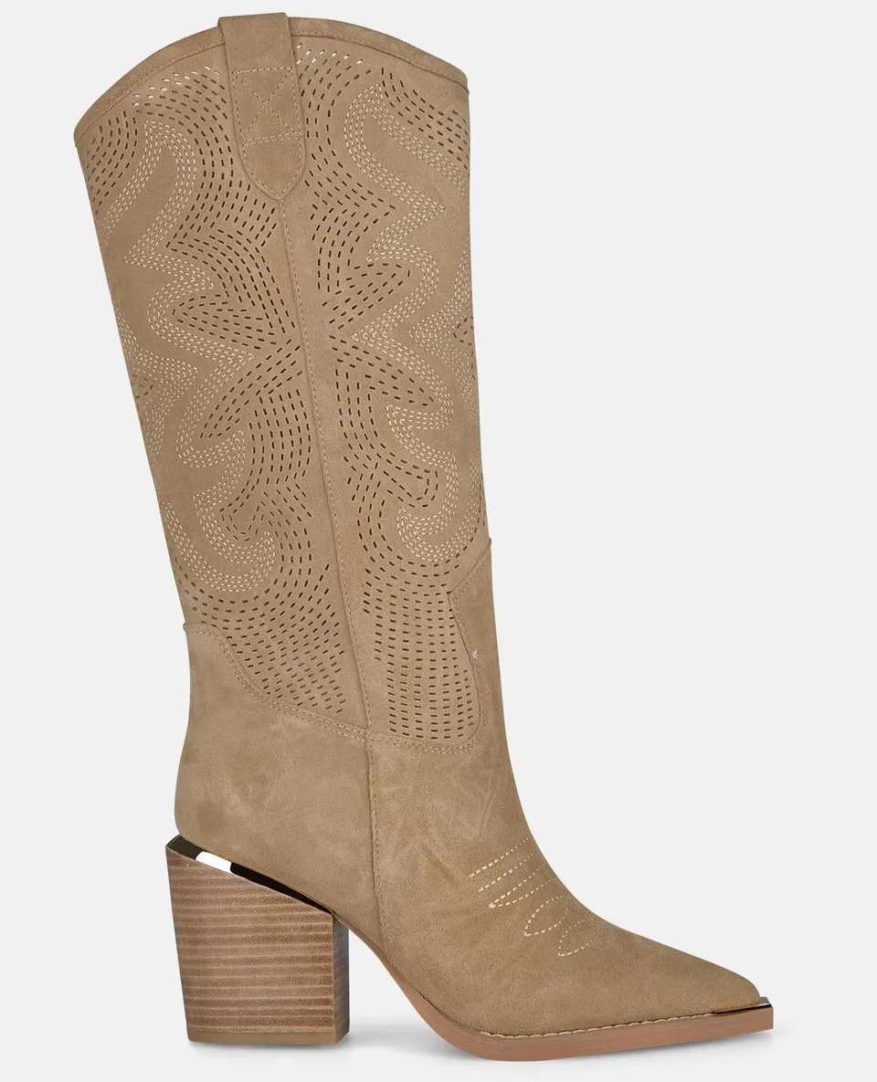 alma-en-pena-high-cowboy-boot-damen-stiefel-arena-8-cm image 1