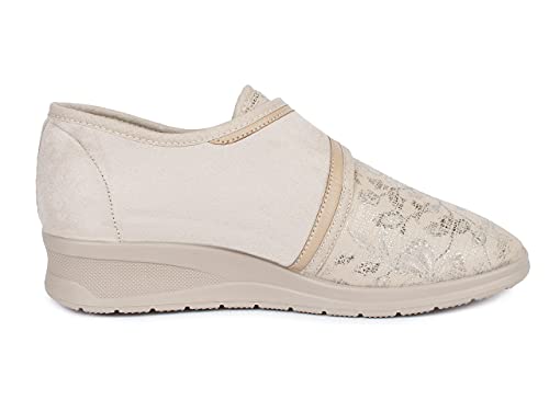 aerosoft-damen-klett-halbschuh-stretch-19-gesundheitshalbschuh image 8