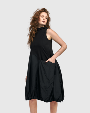alembika-urban-spectre-rmelloses-kleid-black image 4