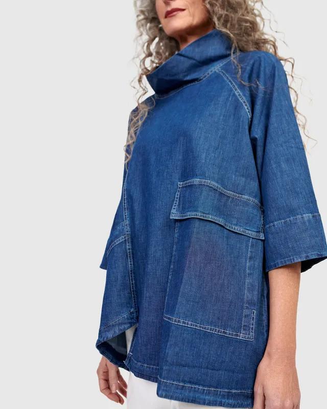 alembika-painter-boxy-top-denim-jeans-tunika-top image 1