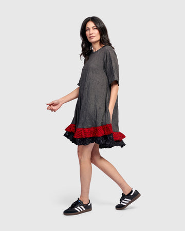 alembika-ember-ruffle-kleid-rot image 5