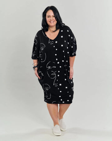 alembika-jax-dolman-midi-kleid-mix image 4