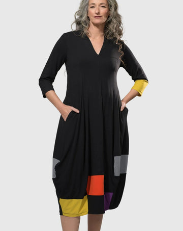 alembika-tekbika-kaitlan-cocoon-kleid-multi image 3