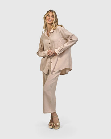 alembika-recreation-button-down-top-sand-blusenhemd-aus-musselin image 6