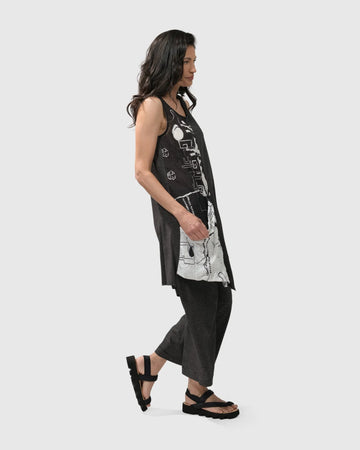 alembika-good-life-sleeveless-tunika-script-rmelloses-top image 5