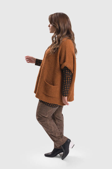 alembika-signature-kurzarm-pullover-honey-woll-strick image 5