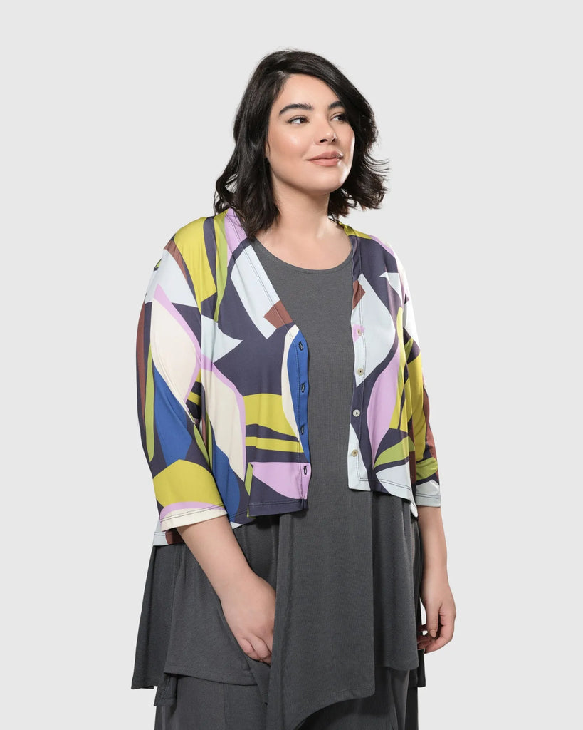alembika-olivia-crop-cardigan-abstract image 1
