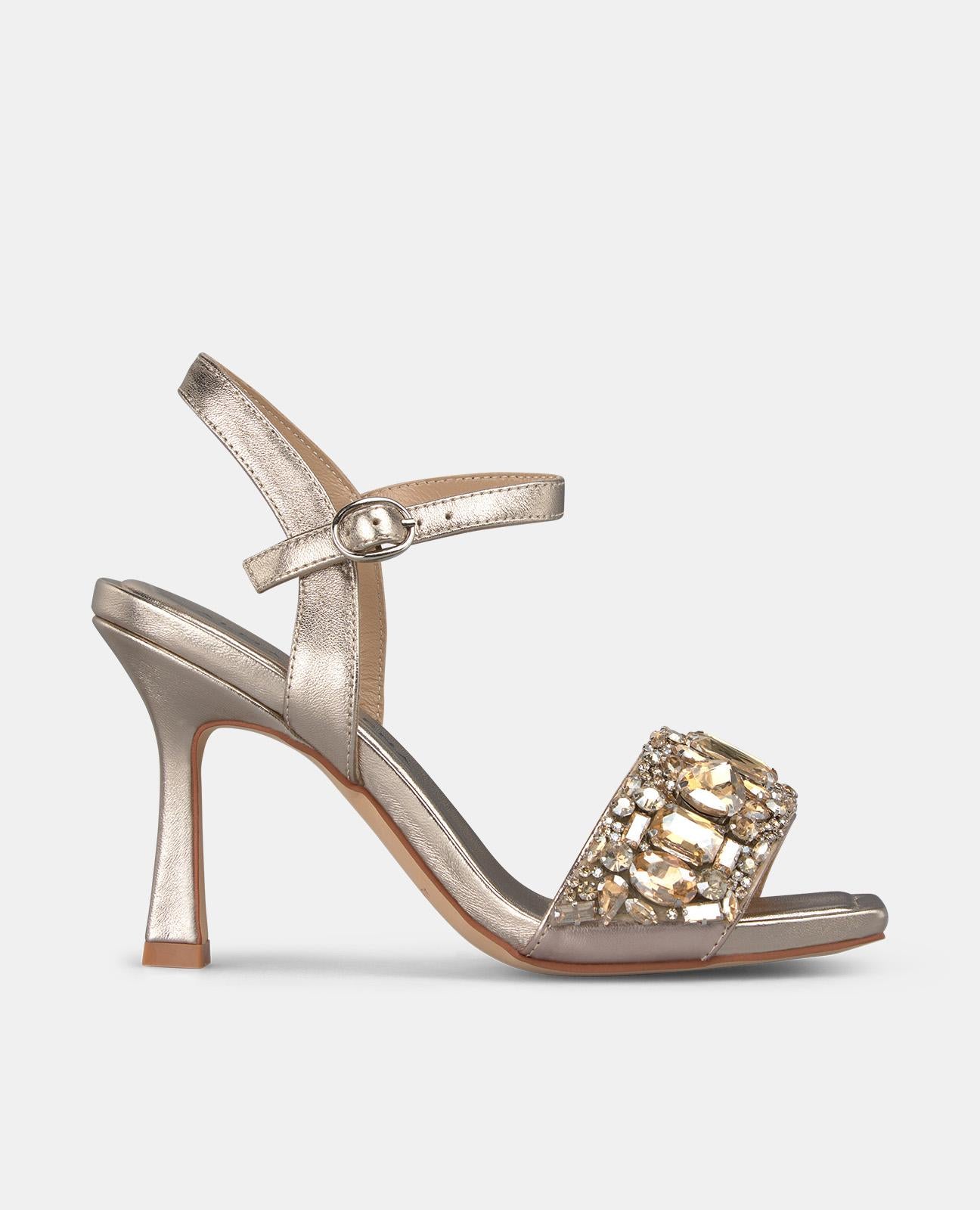 alma-en-pena-sandale-mit-riemen-high-heel-sandale-bronze-9-cm-eckig image 1
