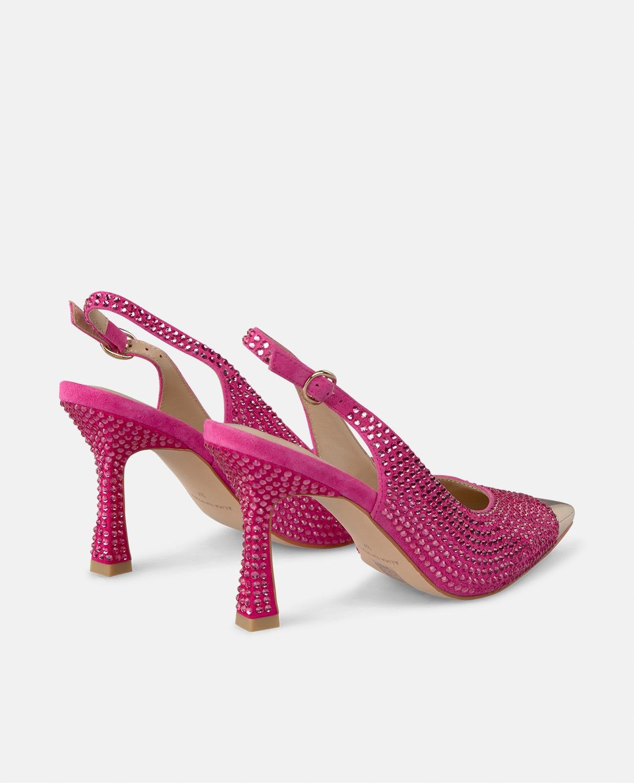 alma-en-pena-metallic-toe-cap-pumps-fuchsia-9-cm image 4